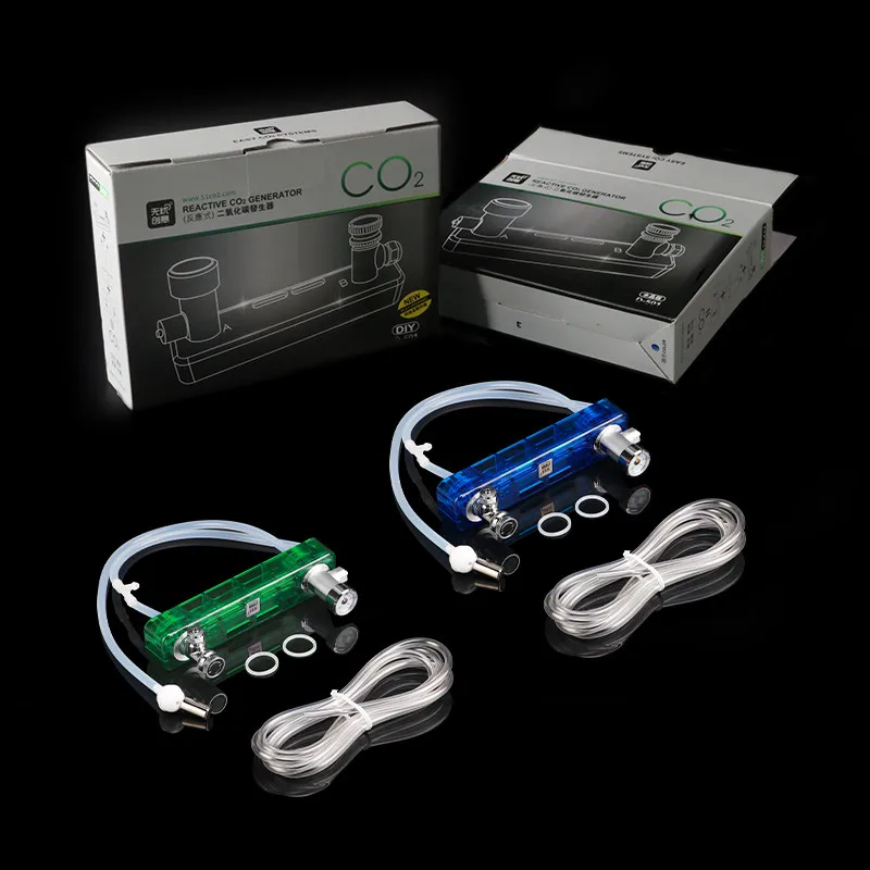 

CO2 Generator System Kit with Pressure Guage Safe Vavle Air Flow Adjuster Planted Aquarium CO2 Diffuser