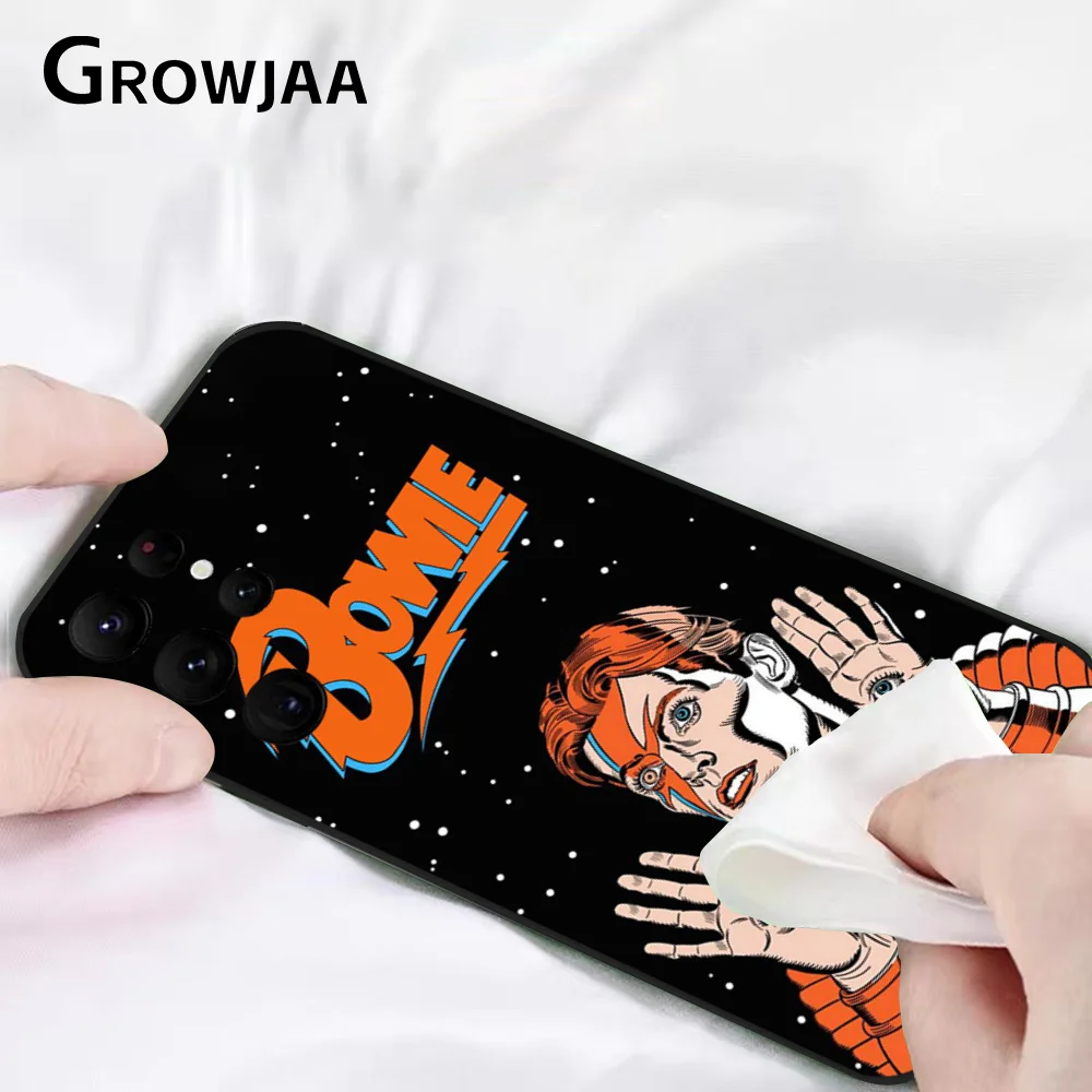 D-David S-Singer B-Bowie Funny Phone Case for Samsung Galaxy S24 Ultra S22 S23 Ultra S21 S20 Protective Silicone Funda image 5