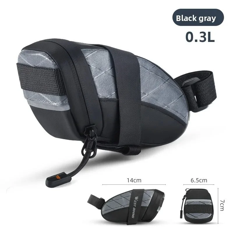 

Mini Portable Bike Saddle Bag Tool Storage Bag for Mountain Road MTB Gravel Bikes Cycling Equipment Accessories