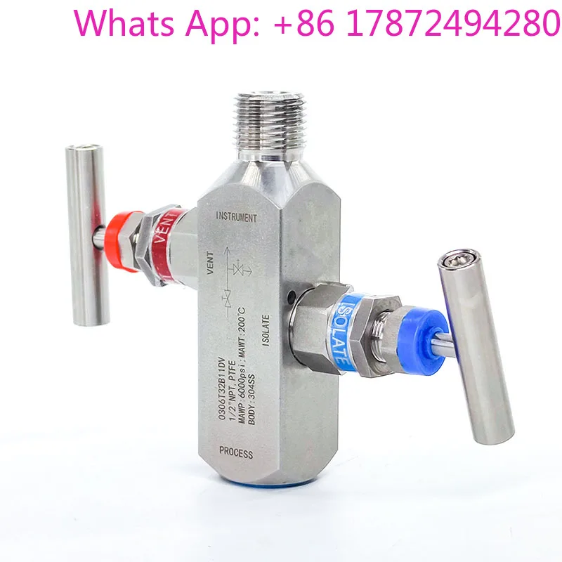 304 Stainless Steel Integrated Two Valve Group Coplanar Flange Pressure Transmitter
