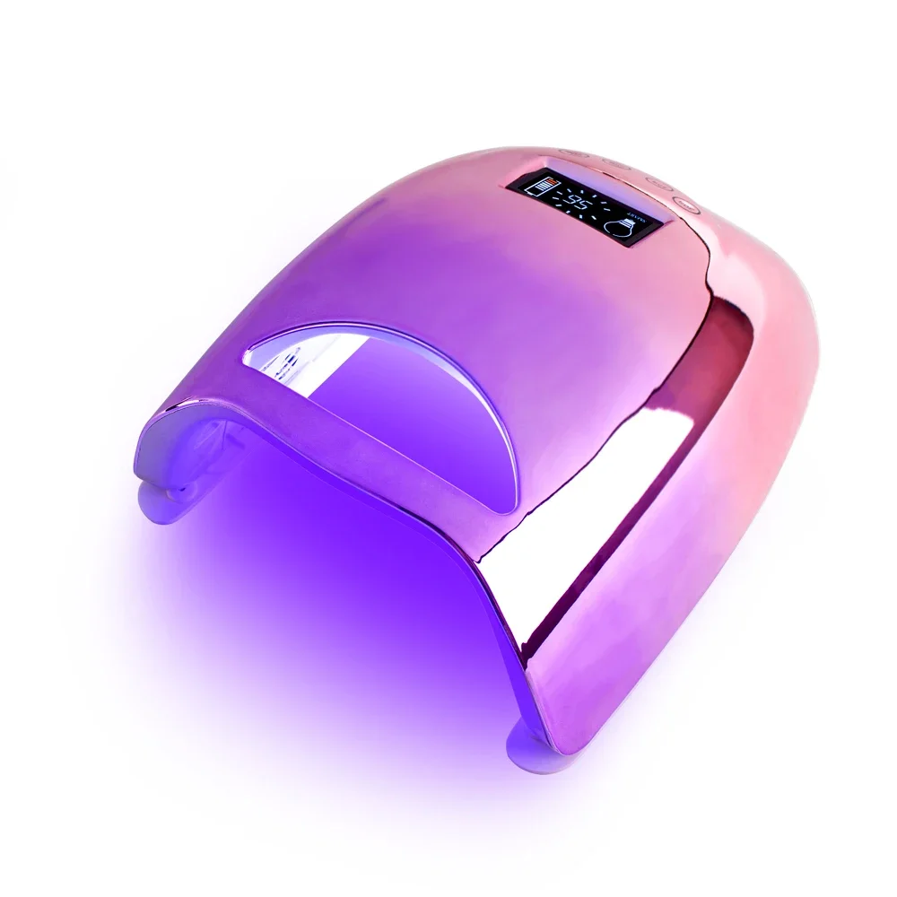 Professional Manicurists Love 48W Magic Silver Gel Nail Rechargeable Cordless Fast Drying Light Led Uv Nail Lamp