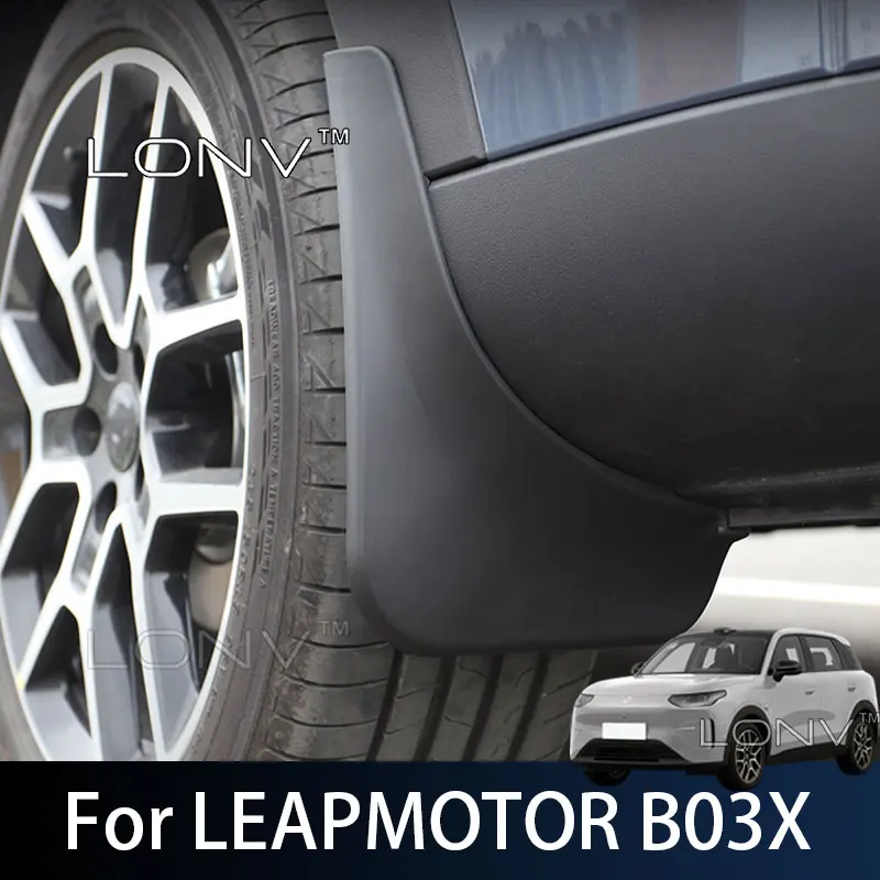 Car Mudflaps Fender Flares For For LEAPMOTOR B03X 2026 2027 Mudguard Fenders Splash Guard Wheel Protective Mud Flap Accessories