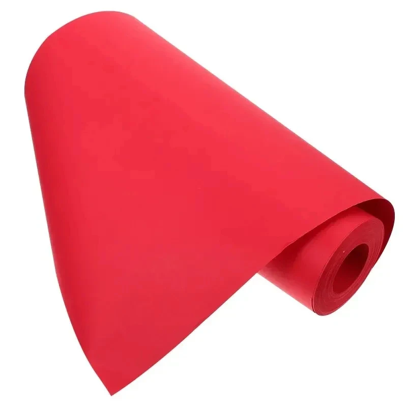 Red Kraft paper and Honeycomb paper Cushioning Wrap Roll for Moving Shipping Packaging Gifts Recyclable Supplies Bubble Paper