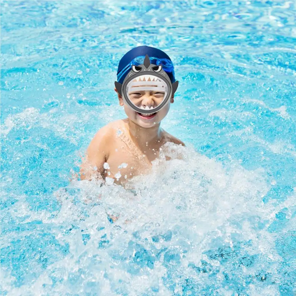 

Очки для плавания с животными, водонепроницаемые противотуманные очки для плавания, милые зеркальные регулируемые ремешки для дайвинга для детей