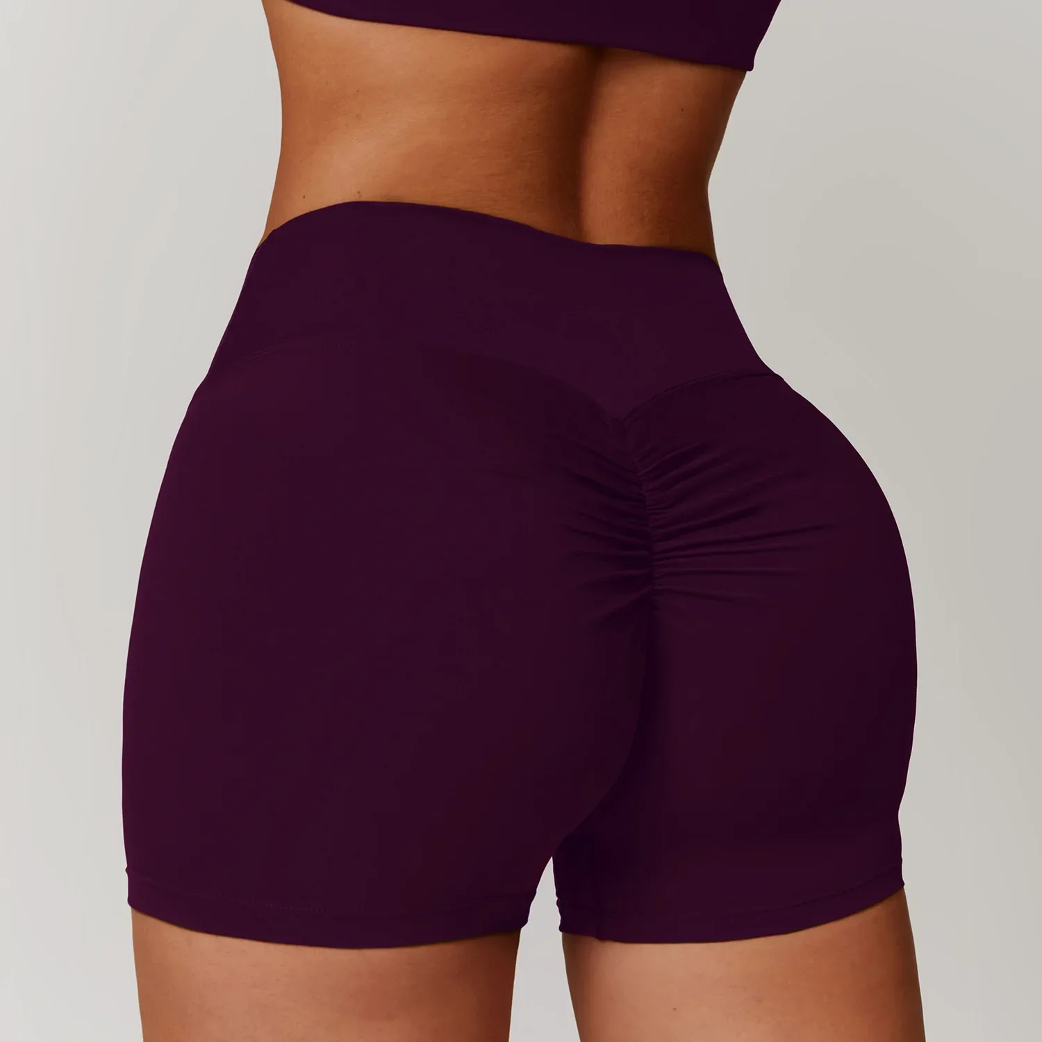 Mulheres sexy respirável correndo ciclismo curto de cintura alta feminino shorts de ginásio leggings de fitness push up yoga shorts de ginásio legging