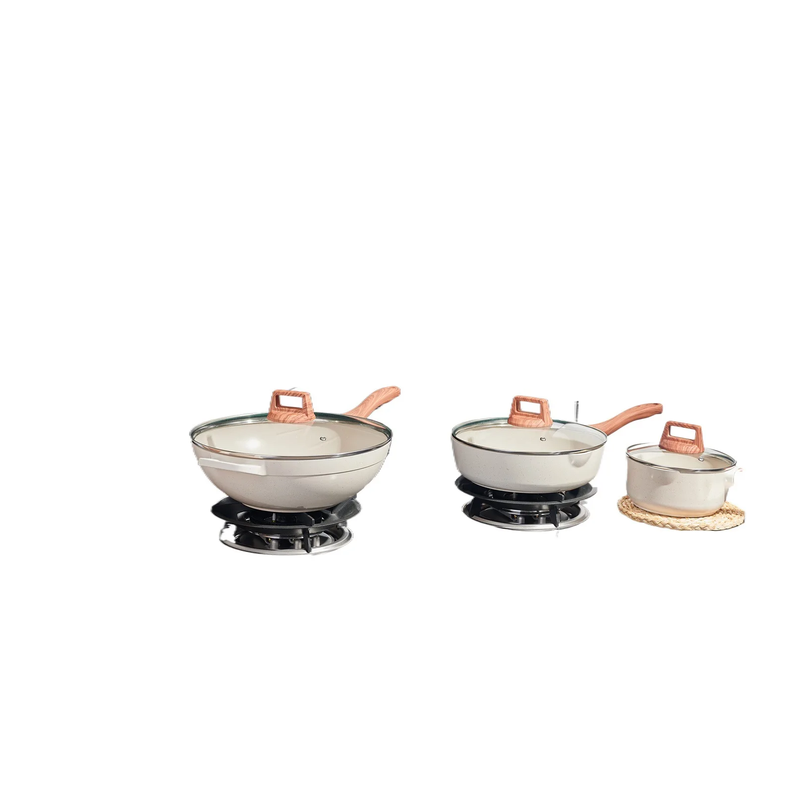 

Fried, induction cooker gas stove, fried in the sun without touching the pot