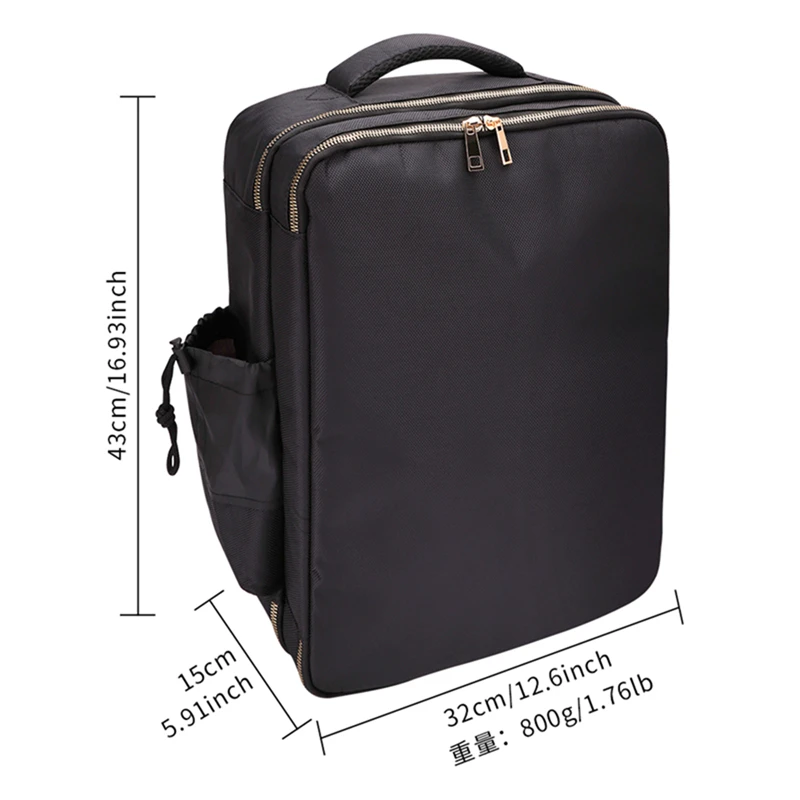 

Salon Hairdresser Backpack Professional Large Capacity Shoulder Barber Travel Styling Tools Storage Bag Barbershop Accessories