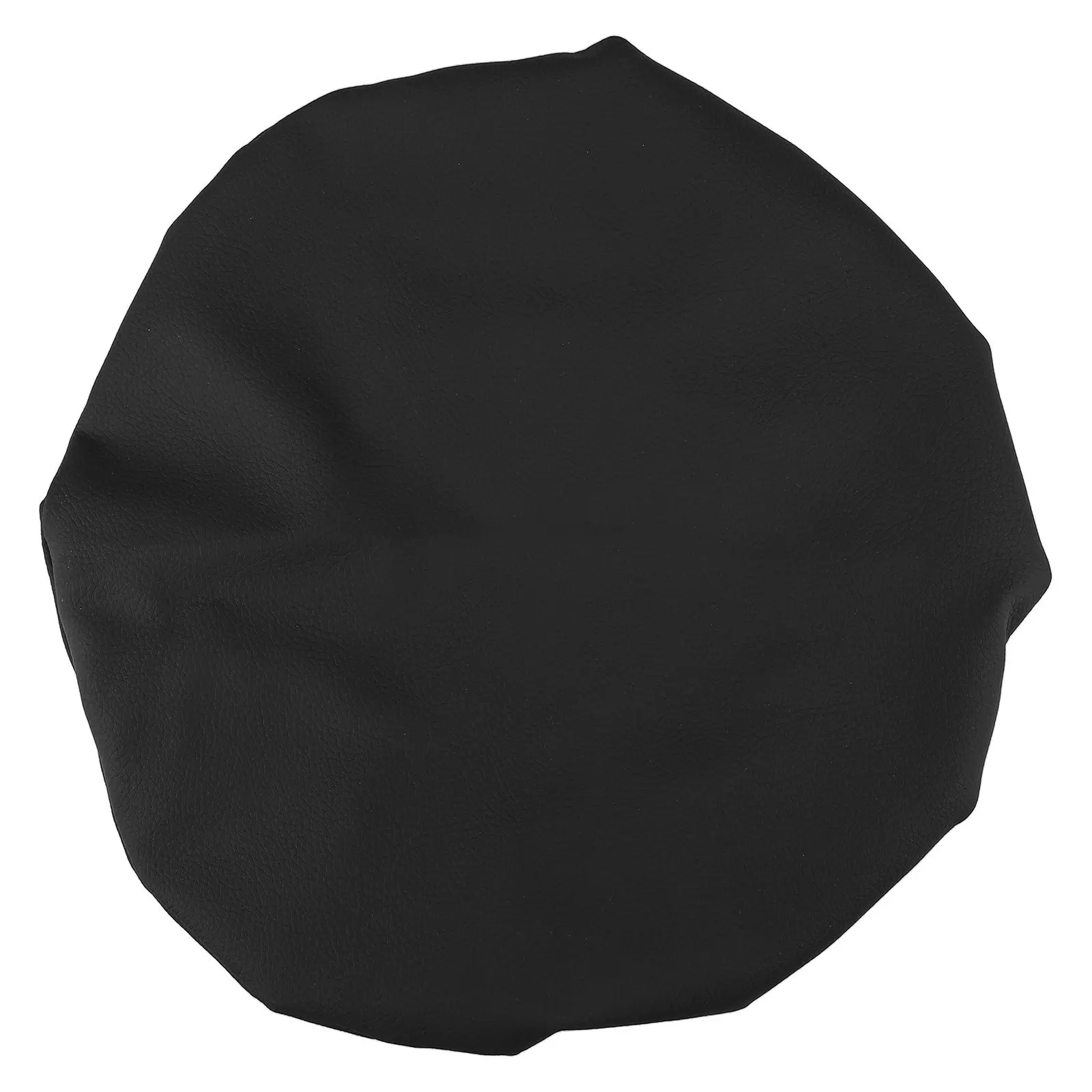 Round Barstool Replacement Seat Cushion Heavy Duty Stool Seat Cover Elastic Fit Bar Stool Repair Part Black Bar Stools Liners
