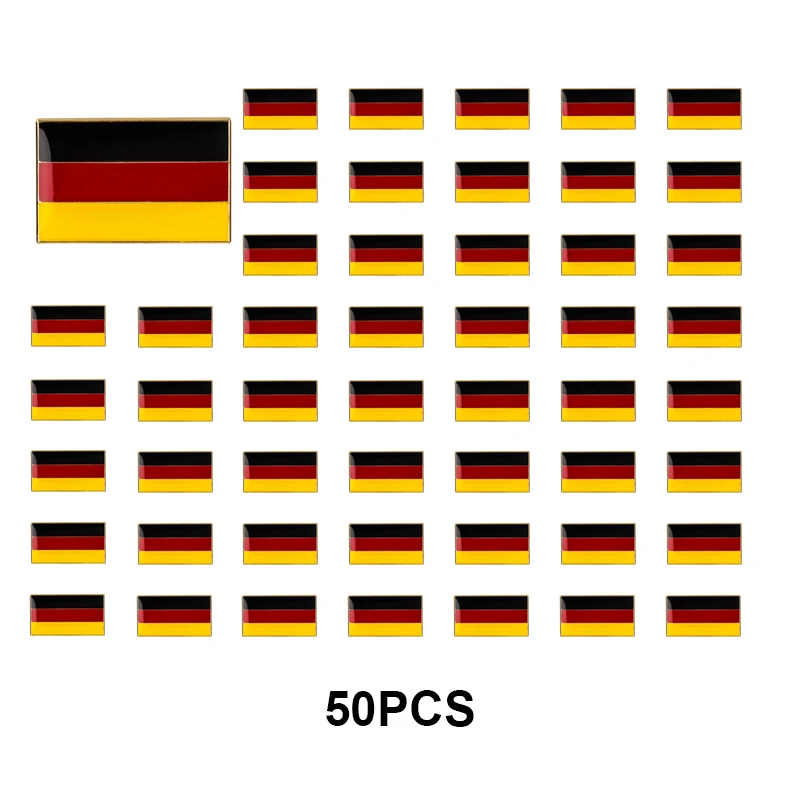 1-100pcs Germany Lapel Pin Flag badge Brooch Pins Badges view 5