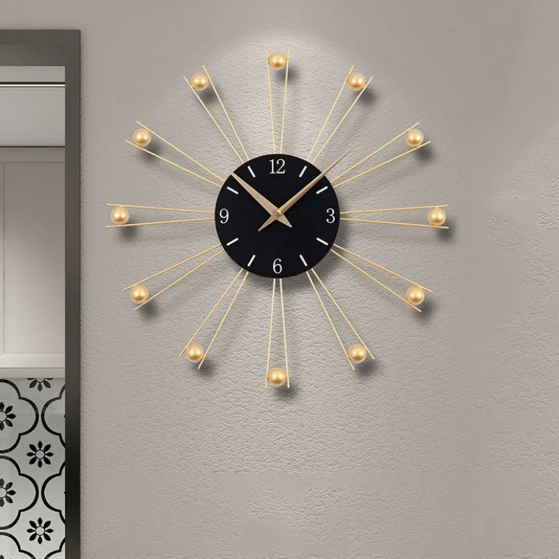 Fancy Digital Clock Wall Home Decor Unique Large Aesthetic Needle Wall Clocks Luxury Modern Horloge Murale Living Room Furniture