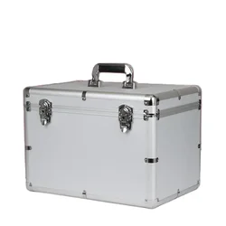 Heavy-Duty Protective Aluminum Hard Case Portable Storage Box with Customizable Foam, Strap, for Camera Tool,44x30x31cm 하드케이스