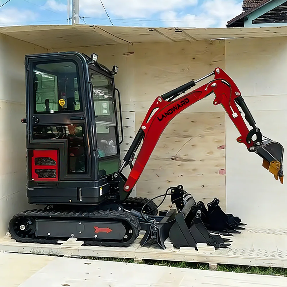 Factory Direct Sales 2.5 Ton Mini Hydraulic Excavator High Quality Digging Machine 3.5 Ton Small Crawler Digger Euro 5 Customize