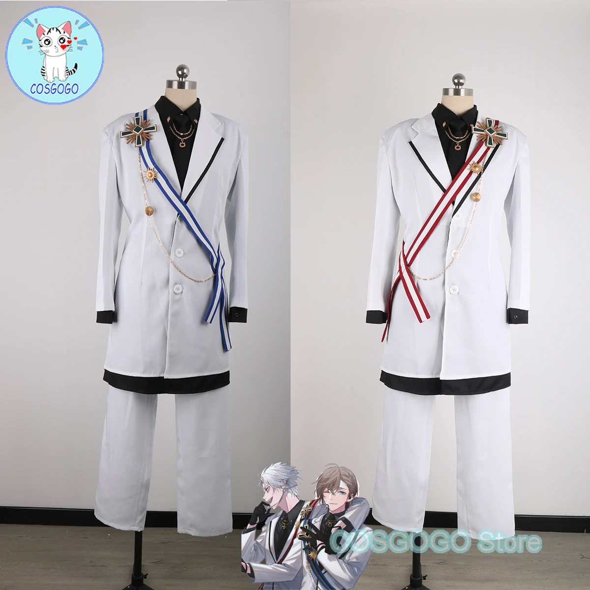 

COSGOGO [Customized] Kuzuha / Kanae Cosplay Costume Vtuber Cosplay Party Suit Halloween Carnival Uniforms Anime Clothing