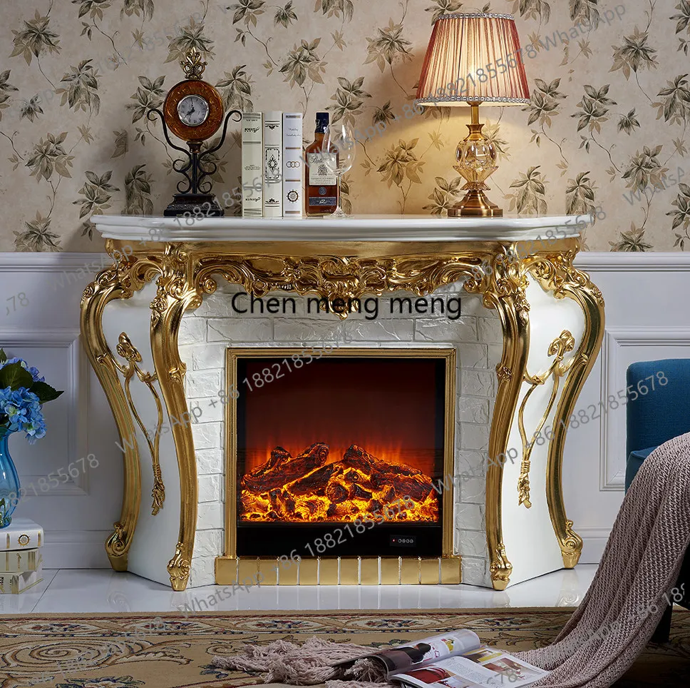 Luxury 1.5m platinum fireplace decorated hotel villa fireplace, living room European style