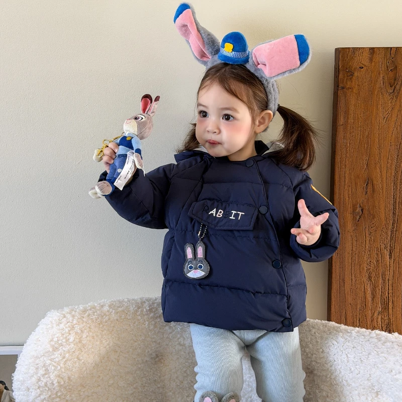 

Girls Down Jacket, 90% Feather Thickened Winter Coat for Infants & Toddlers Warm Outerwear New Arrival