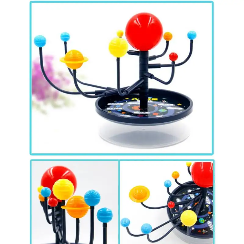 Rompecabezas Educativo 3D del Sistema Solar, Kit de Modelo de Planetario para Niños, Juguete de Aprendizaje, Regalo para el Aula