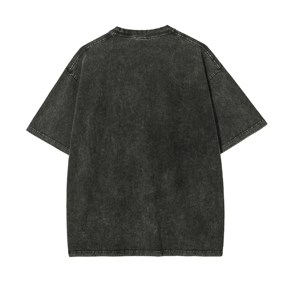 Camiseta Vintage de gran tamaño con dibujos de animales Y2K, ropa de mujer, camiseta informal de algodón con cuello redondo, camisetas gráficas coloridas, ropa de calle