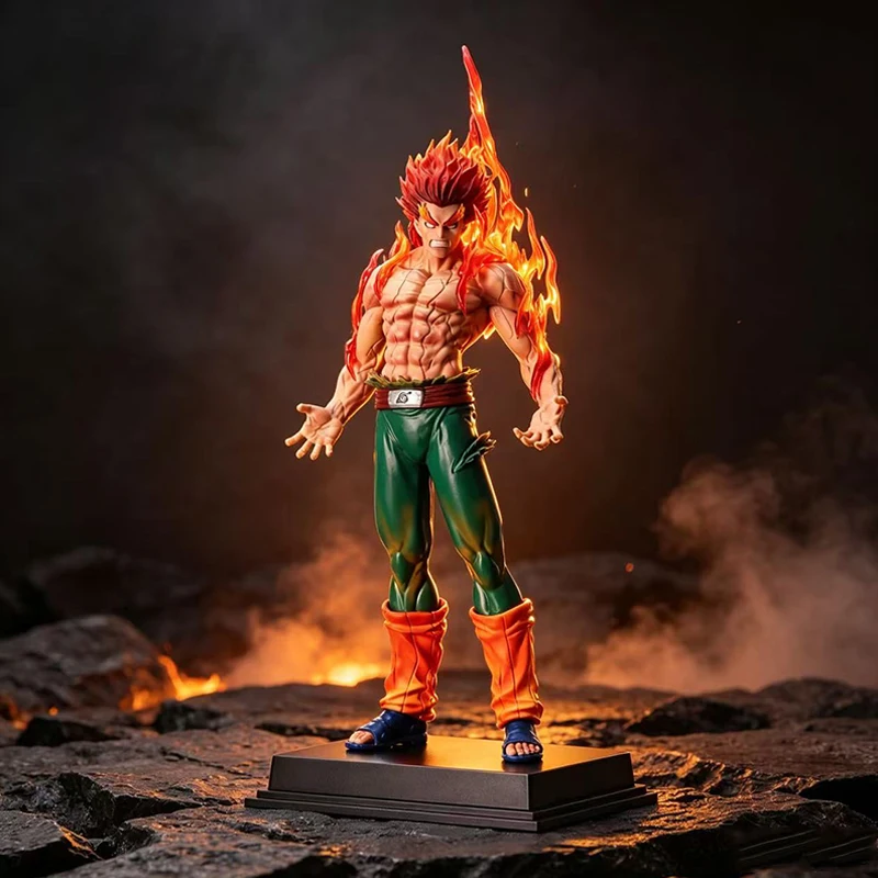 2026 Might Guy Anime Actionfigur Modell Statue Desktop-Ornament Sammlerstück Kleines Geschenk Halloween Weihnachten Dekoration Geschenke