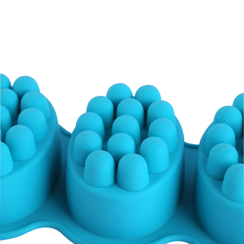 Silicone Massage Mold for Soap Making, Ellipse Shape, Resin Mold, 4 Cavities, PR378 image 3