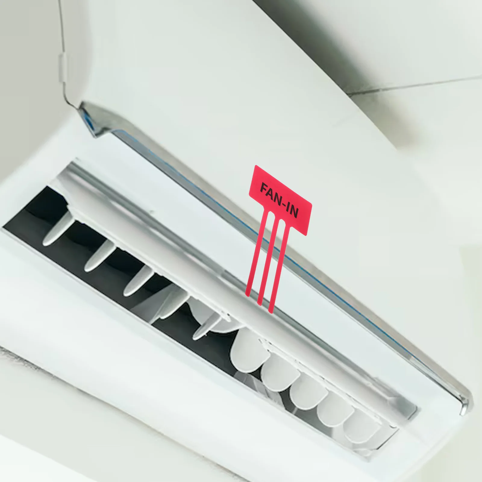 ملصقات تشير إلى تدفق الهواء، ملصقات اتجاه الرياح لتحديد فتحة تهوية التيار المتردد اللاصق Hvac، شارات السلامة المرورية #3