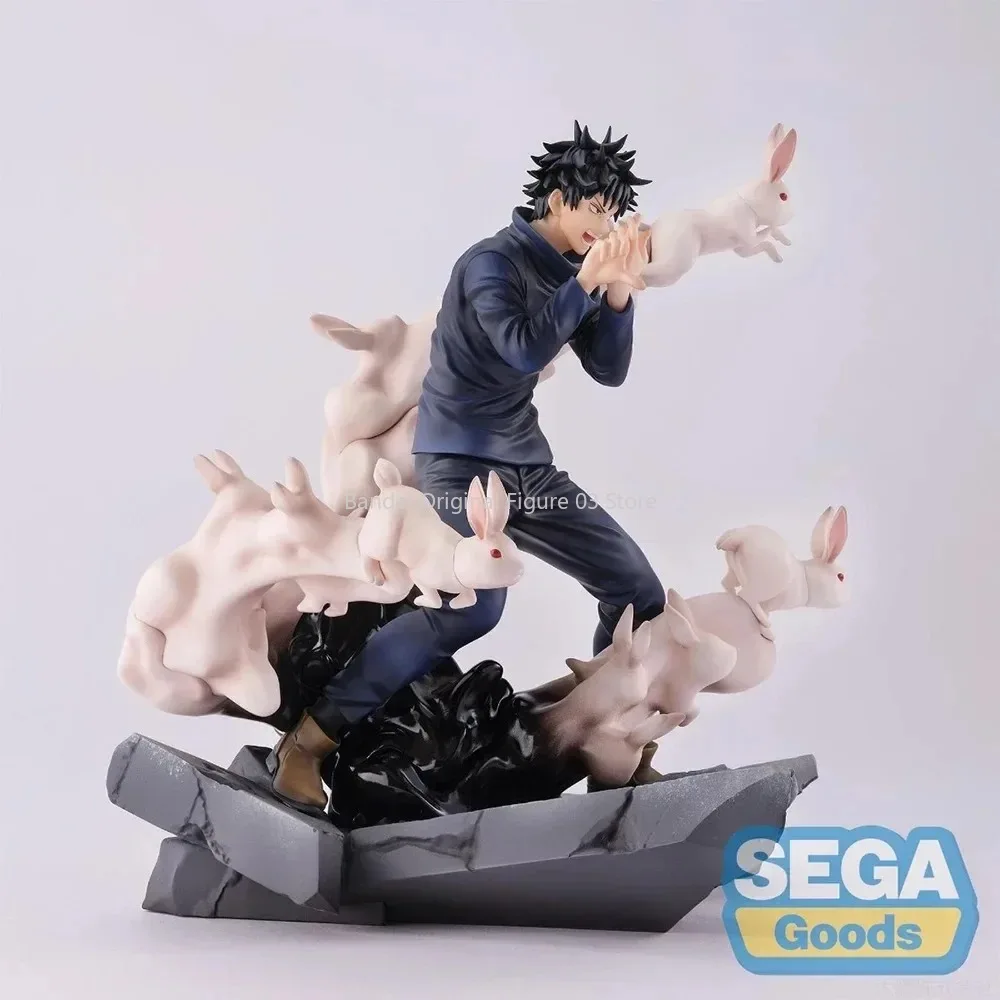 En stock Original SEGA Jujutsu Kaisen 19cm Fushiguro Megumi estatua Anime estatuilla PVC modelo muñeca colección juguete para regalo