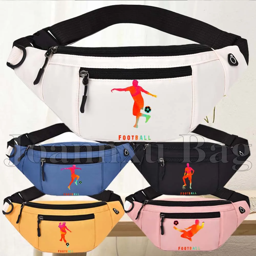 

Rainbow Cute Football Colorfull Sports Soccer Gifts Sport Waist Phone Bag Running Waterproof Cycling Men Women Fanny Pack Wallet