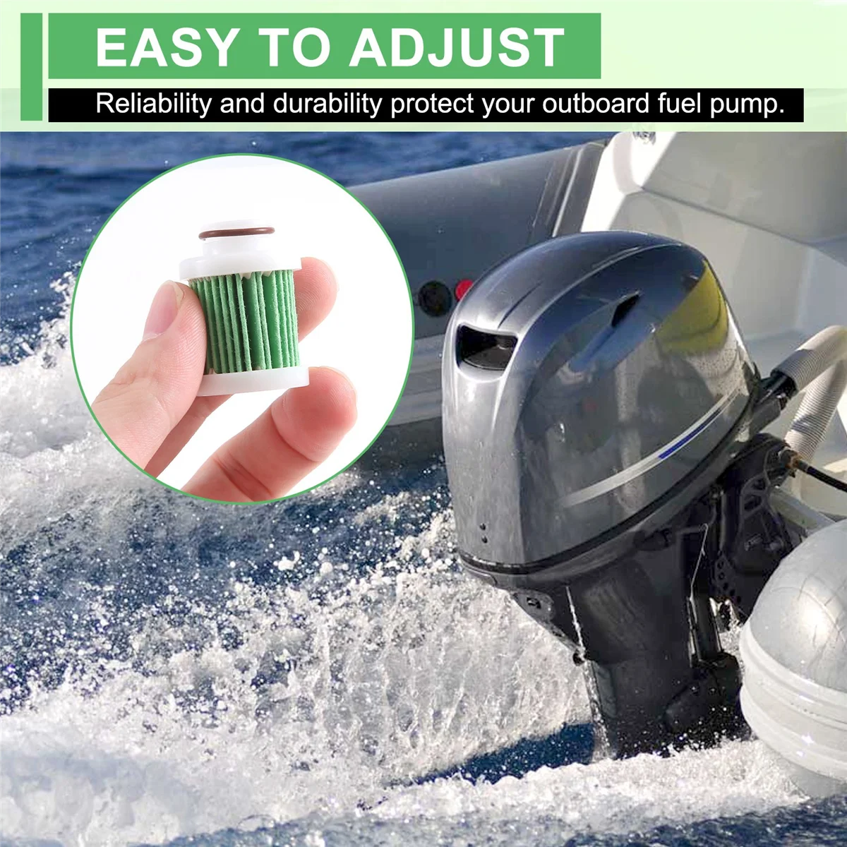 الأحدث! 10X 6D8-WS24A-00 فلتر الوقود لياماها F40A F50 T50 F60 T60 F70 F90 F115 البحرية الخارجية الملحقات