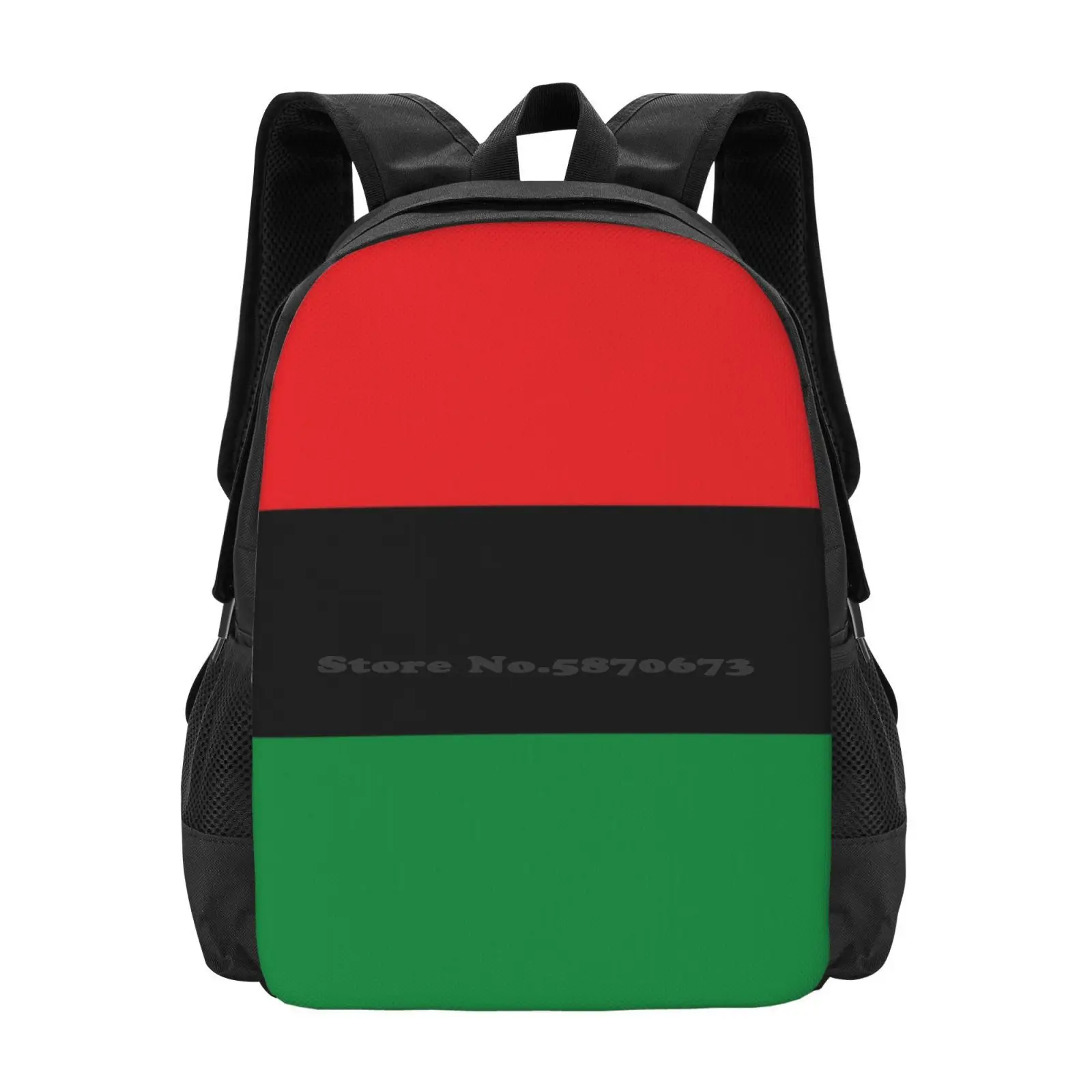 Pan African Flag Duvet Cover Hot Sale Schoolbag Backpack Fashion Bags Pan Africans Afro American Flags Colors Red Black Green