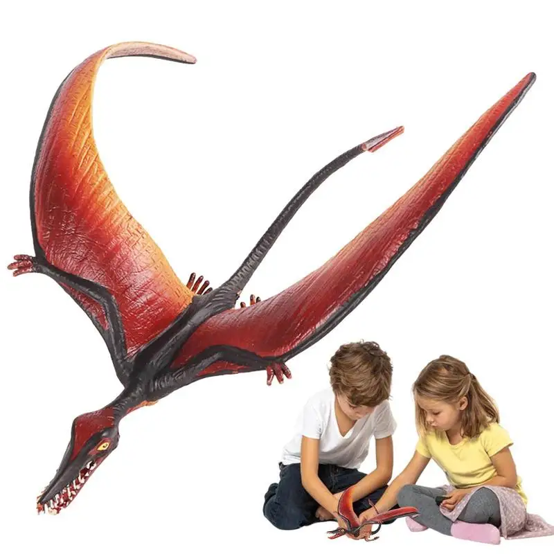 Dinosaur Pterodactyl Toy Realistic Flying Dino Figurine Pterosaur Dinosaur Toys Flying Dinosaur Figurine Pterodactyl Toys Kids