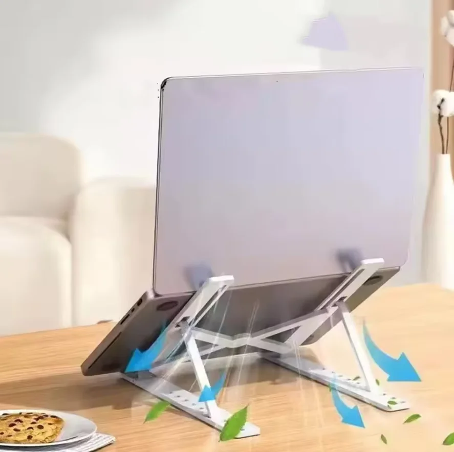 ABS Material Foldable Laptop Stand Adjustable Notebook Bracket Portable Holder For Macbook Air Pro Accessories