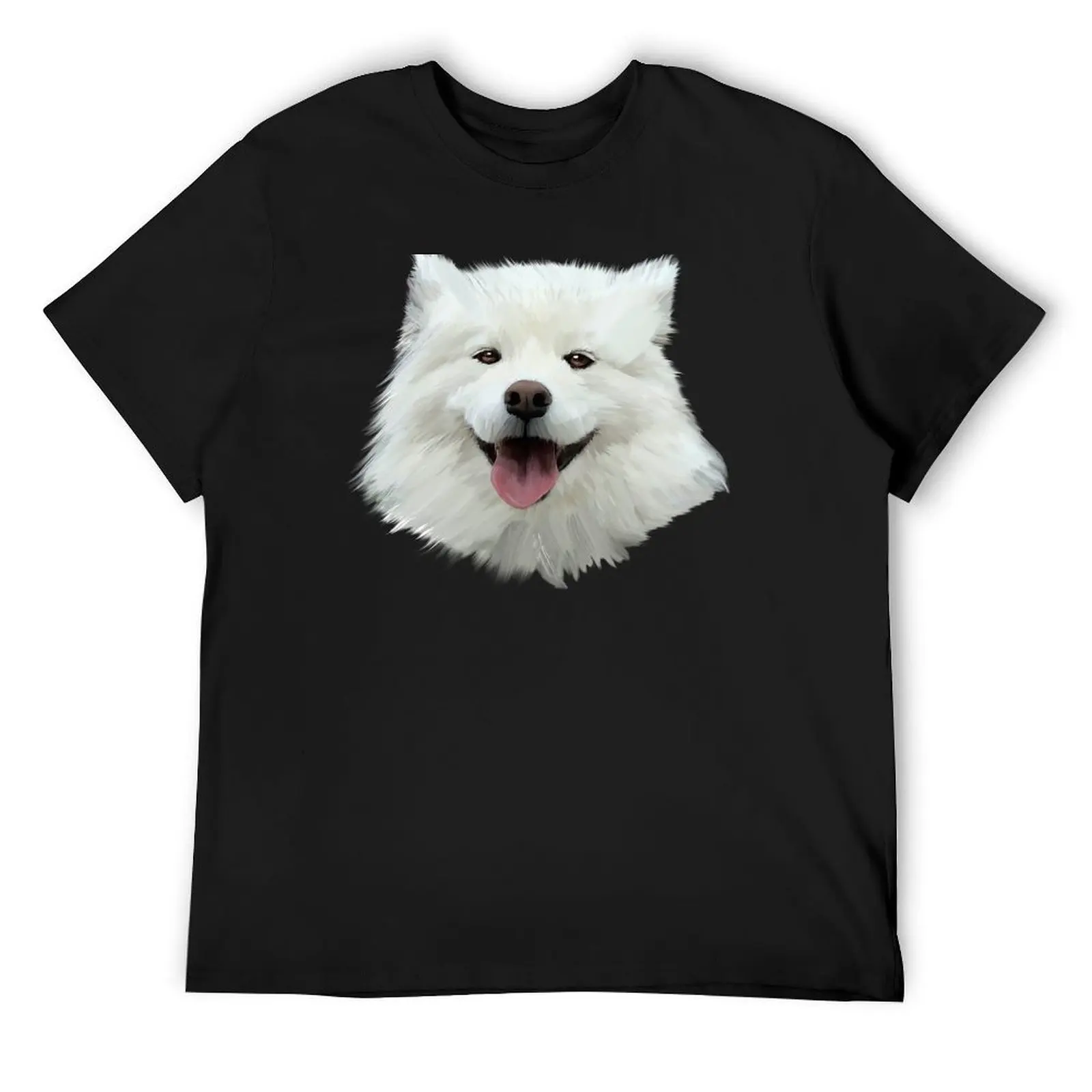 Cute Happy Samoyed Watercolor, Best Gift Idea For Samoyed Mom Samoyed Dad Owner And Lover T-Shirt sublime t shirts for men pack