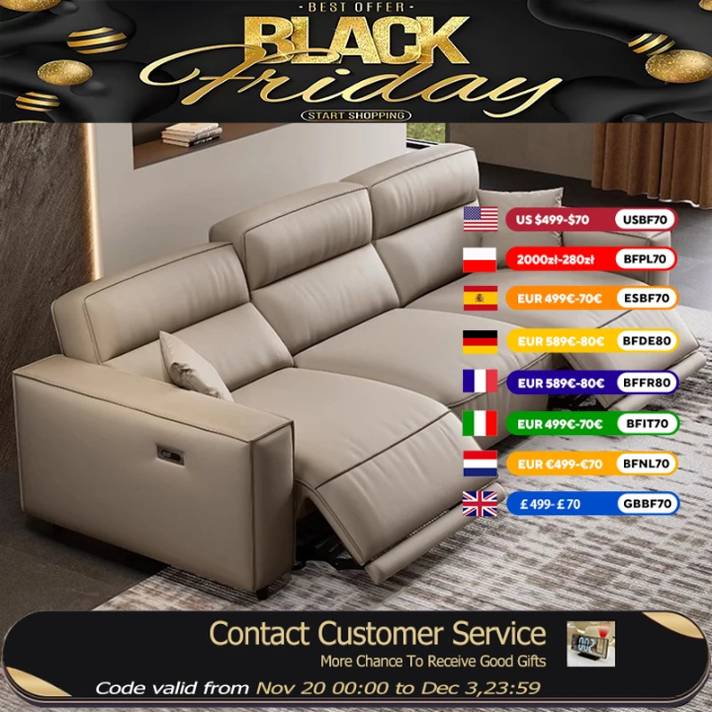 

Luxury Living Room Electric Sofa Strong Headrest Luxury Apartments Recliner Chair Lazy Loveseat Woonkamerbanken Furniture