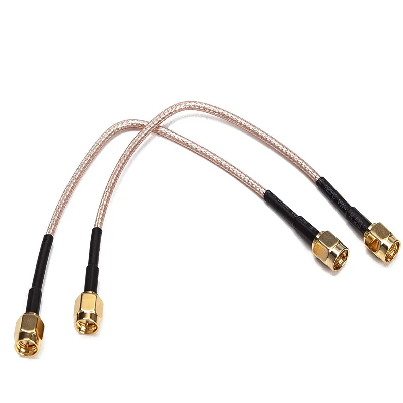 4pcs Sma Male To Male Adapter High Precision Signal Transmission Compact Connector For Wireless Communication Broadcast