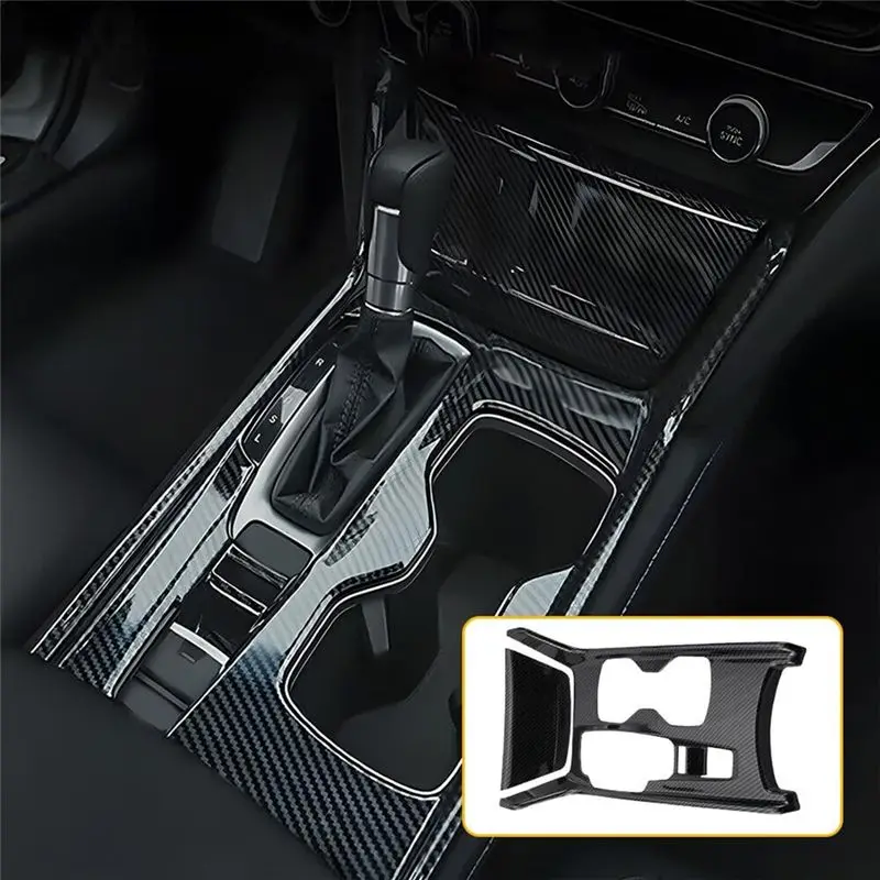Center Console Panel Decorative Cover Shift Frame Gear Panel Decorative Patch For Honda 10Th Generation Accord-Y79A