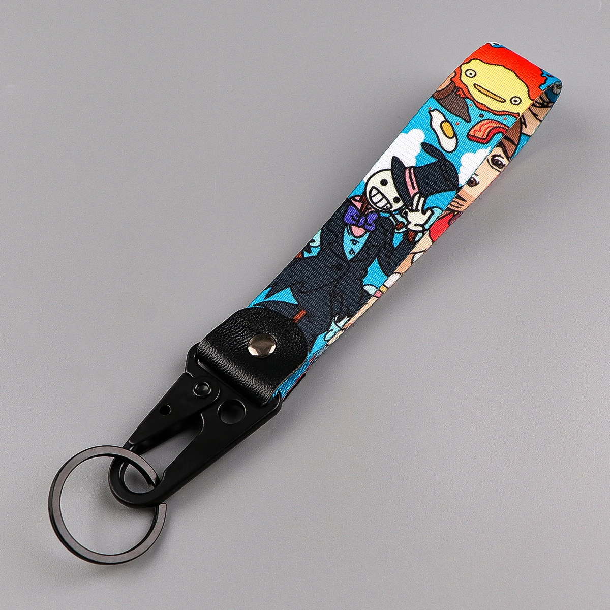 

Fantasy Animation Key Fobs Keychain for Car Motorcycles Short Lanyard Key Tags Keyring Accessories Gifts Chaveiro Jewelry