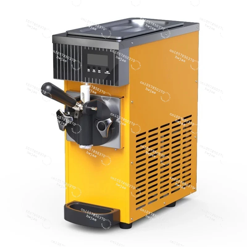 Vertical ice cream machi-ne commercial full-automatic three-headed ice cream mach-ine ice cream machine cone machine soft stall