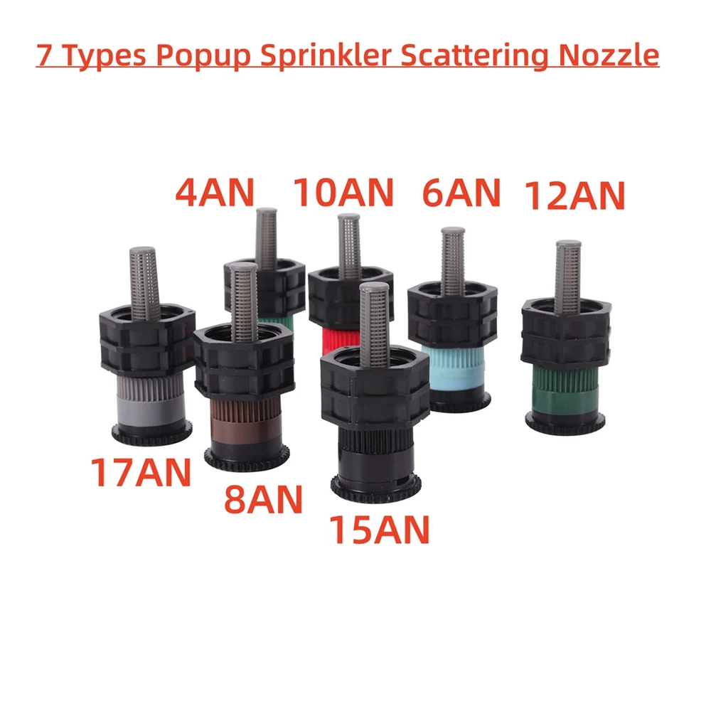 5Pcs Popup Sprinkler Replacement Scattering Nozzle Garden Lawn Irrigation 1/2