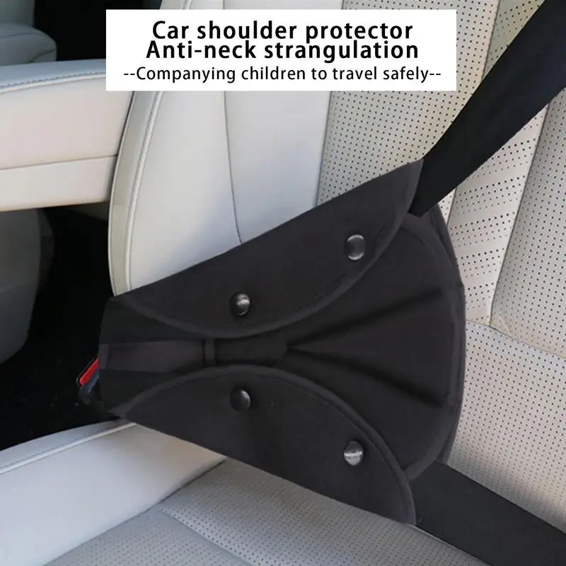 Car Safety Belt Cover Sturdy Adjustable Triangle Safety Seat Belt Pad Clips Baby Child Protection Car-Styling Car Goods