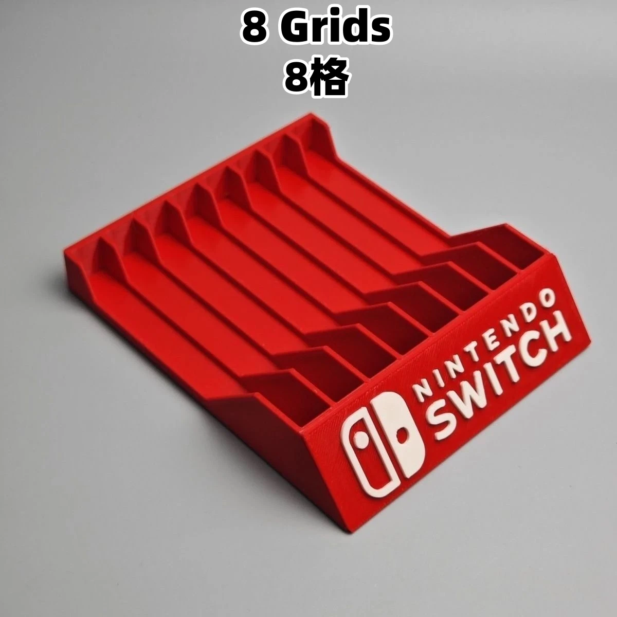 Neue Spielkartenhülle für Switch, Desktop-Kartenbox-Halter, Aufbewahrungshalterung für Spieldiscs und Kassetten, Aufbewahrungsbox mit 8 und 12 Fächern