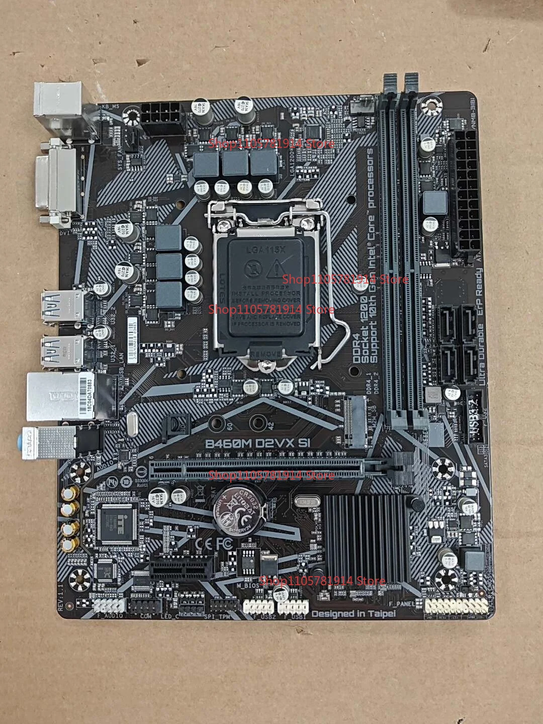 For Gigabyte B460M D2VX SI Main Board, LGA115X Interface, Support 10th Generation Intel Processor