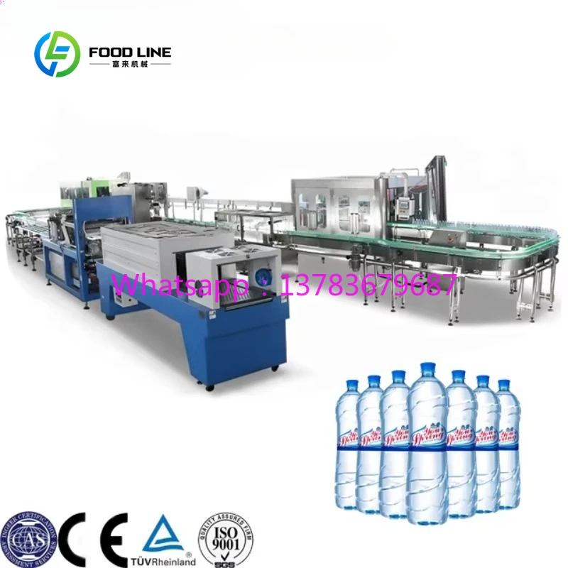 Customized Automatic Plastic Bottles Filling Production Line High-Precision Liquid Drink Water Filling for Beverage Processing