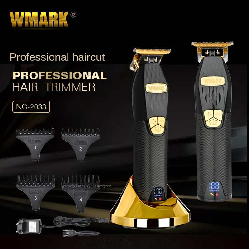 WMARK NG-2033 digital hair clipper with base engraving Hair clipper