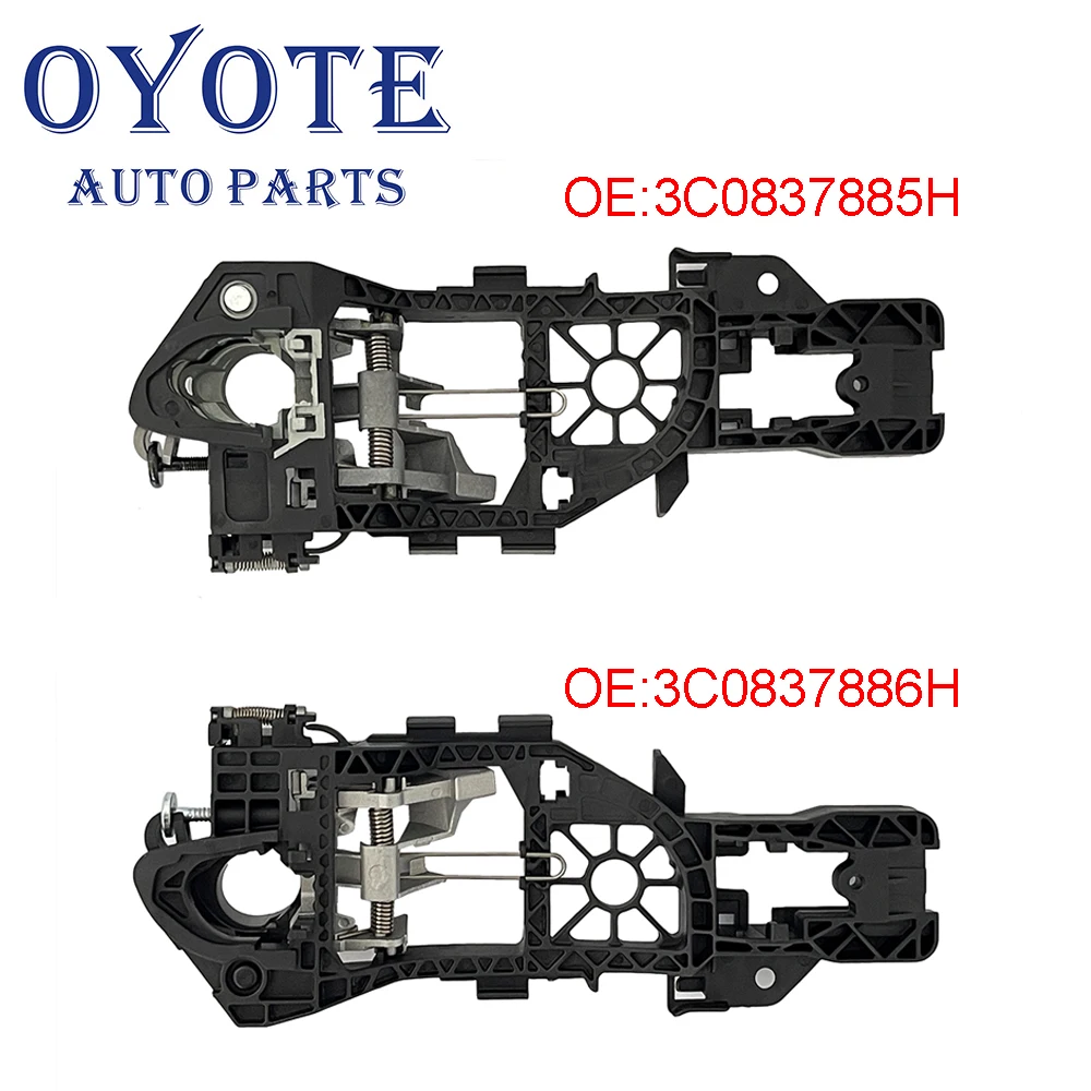 

OYOTE 3C0837885H 3C0837886H Door Handle Inner Carrier Mechanism Front Driver Side For VW Passat B6 B7 CC Phaeton