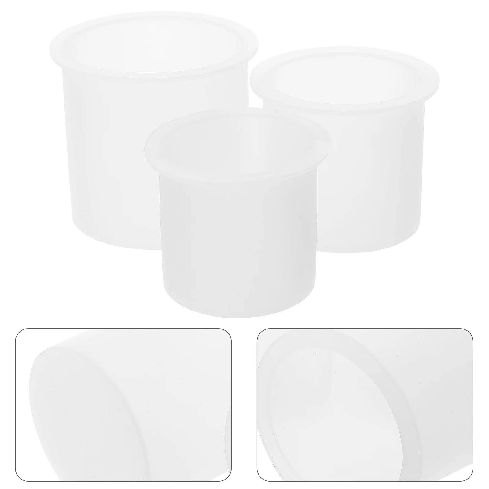 

3Pcs Cylinder Silicone Molds for DIY Making Pillar Mold Resin Casting Wax Mold Craft Supplies Resin Casting Molds