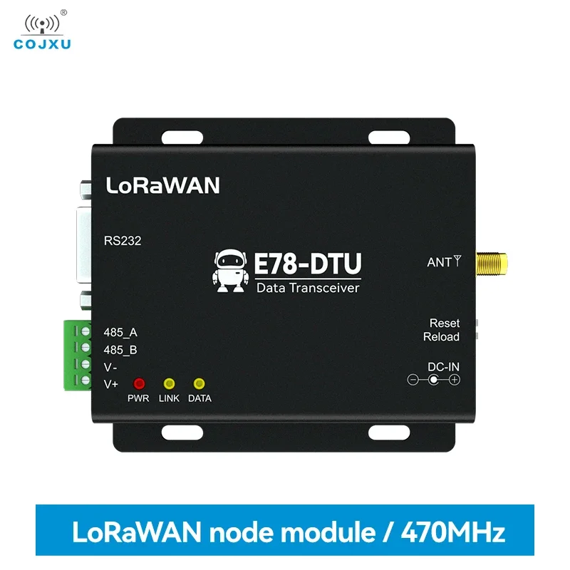 COJXU E78-DTU(470LN22)470MHz ASR6601 LoraWan Node RF Modem Gateway Self-organized Network Polling  RS485 RS232 Long Rang 3KM