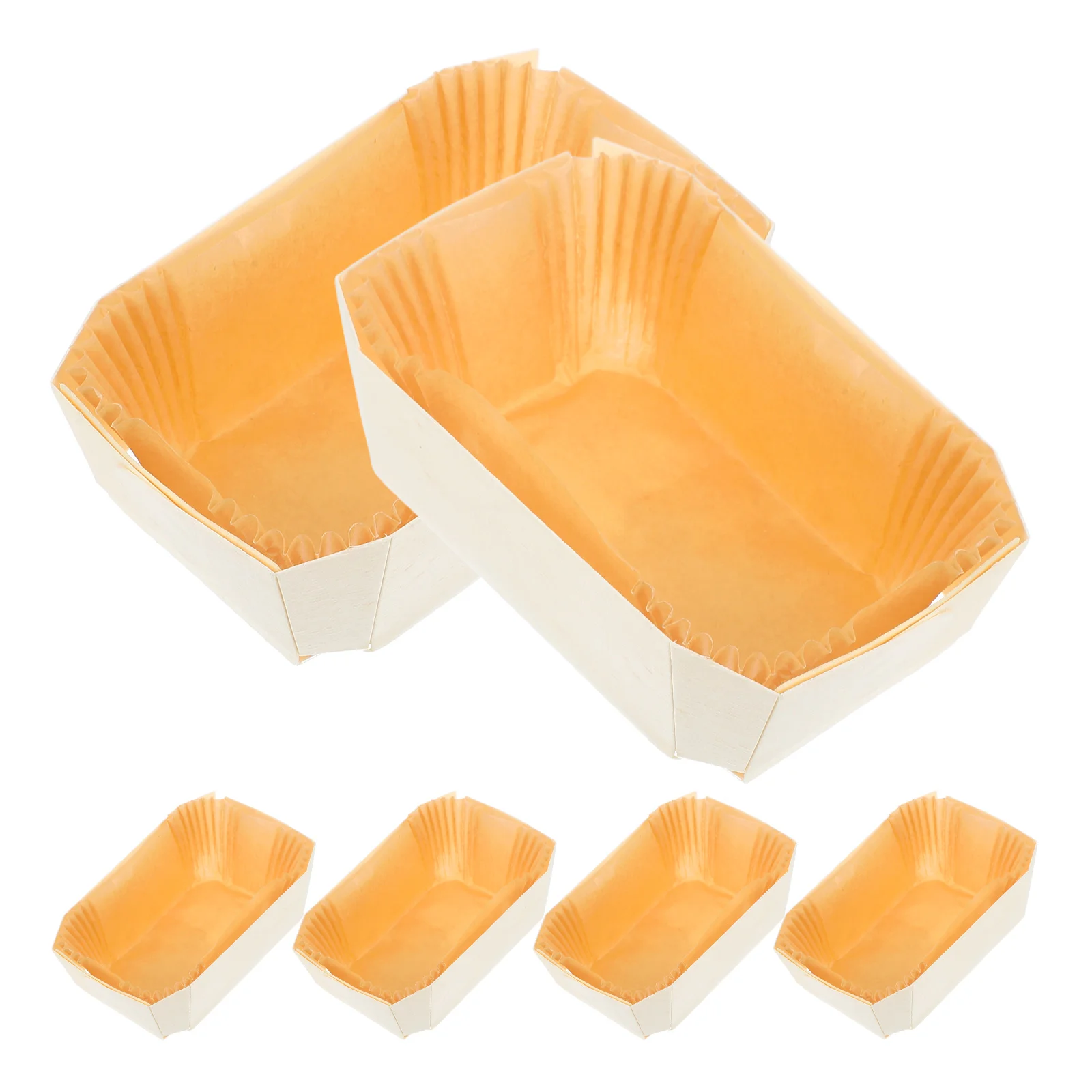 

6Pcs Bread Mold Nonstick Rectangular Kitchen Baking Tray for French Bread Cake Toast Oven Bakeware Easy Release and Clean