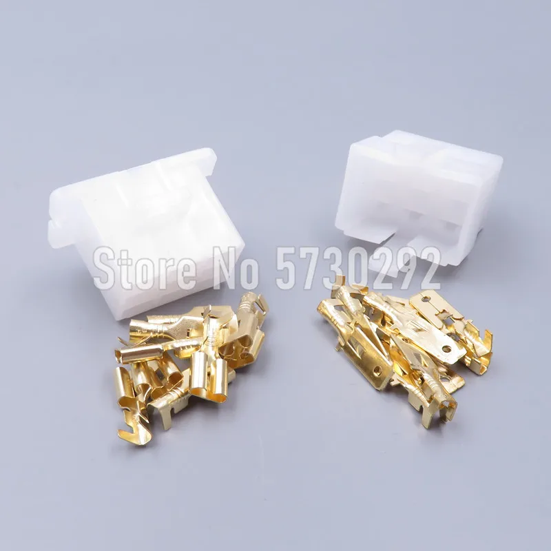 9P 6.3 Series Automotive High Current Unsealed Wiring Harness Connector Car Plastic Housing Plug 6120-2093 6110-4593
