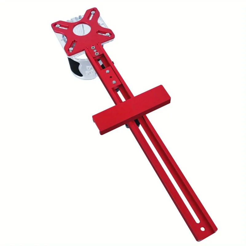 Woodworking Trimmer Bracket Auxiliary Circular Hole Opener Round Hole Slotting Positioning Backer