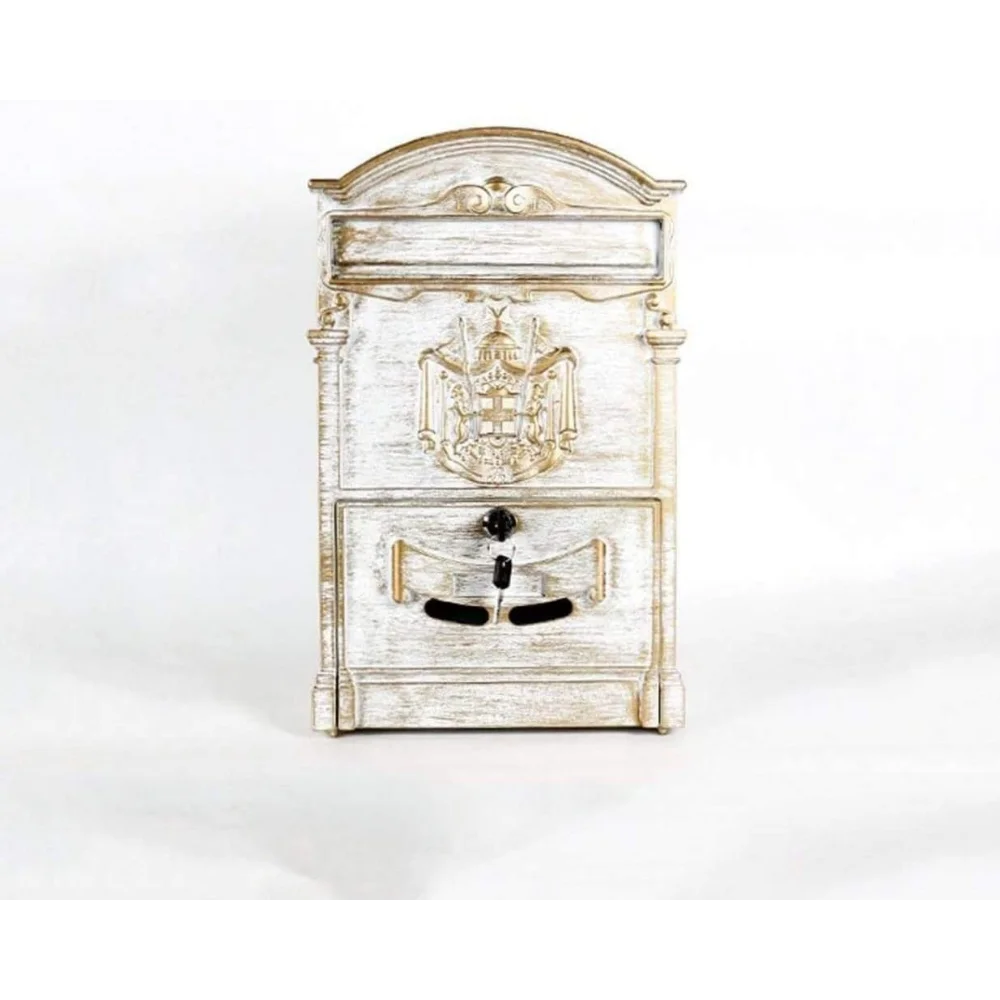 

Письменный ящик для виллы, почтовый ящик, уличный водонепроницаемый почтовый ящик, настенный креативный почтовый ящик, замок, ящик для предложений, ретро-безопасный почтовый ящик