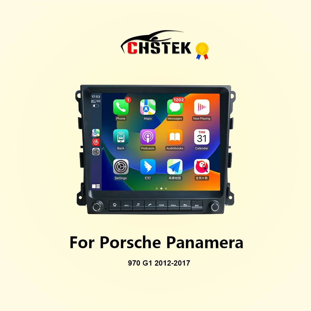 

CHSTEK Car Radio Android 13 Carplay For Porsche Panamera 970 G1 2010-2017 Multimedia Navigation Bluetooth WIFI 4G DSP Automotiva